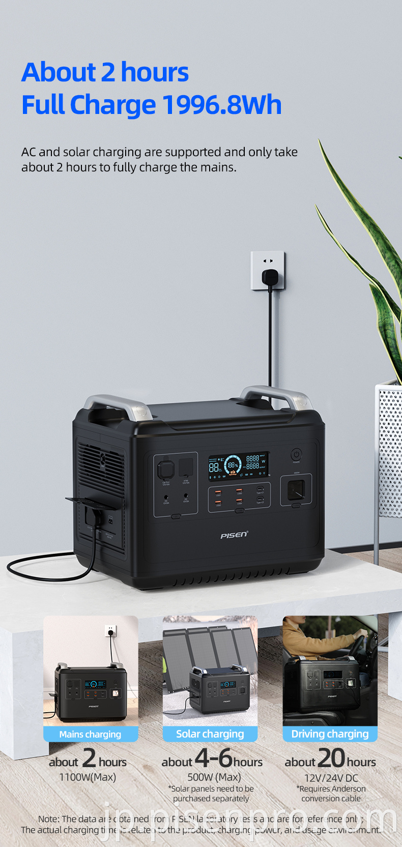 portable mobile charging power station